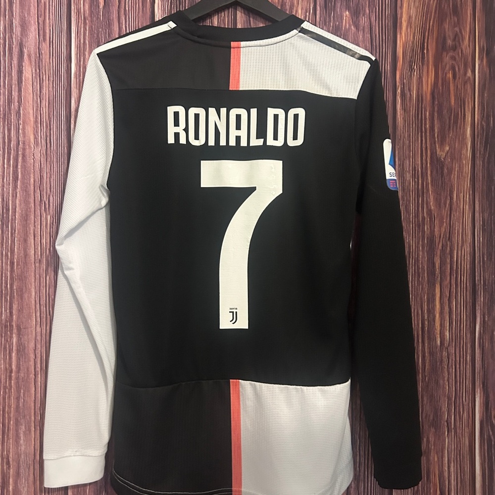 Adidas Black and White Juventus Jersey